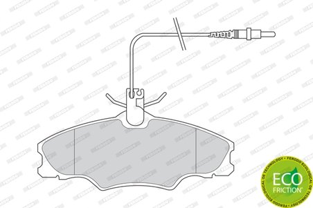 SET PLACUTE FRANA FERODO FDB1062 - Compatibil cu PEUGEOT