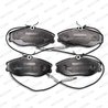 SET PLACUTE FRANA FERODO FDB1063 - Compatibil cu CITROEN, PEUGEOT