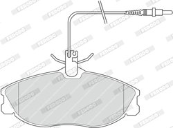 SET PLACUTE FRANA FERODO FDB1063 - Compatibil cu CITROEN, PEUGEOT
