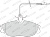 SET PLACUTE FRANA FERODO FDB1063 - Compatibil cu CITROEN, PEUGEOT