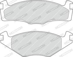 SET PLACUTE FRANA FERODO FDB1072 - Compatibil cu SEAT, VW