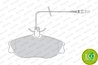 SET PLACUTE FRANA FERODO FDB1063 - Compatibil cu CITROEN, PEUGEOT