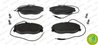 SET PLACUTE FRANA FERODO FDB1063 - Compatibil cu CITROEN, PEUGEOT