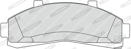SET PLACUTE FRANA FERODO FDB1129 - Compatibil cu FORD, FORD AUSTRALIA, FORD USA, MAZDA
