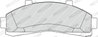 SET PLACUTE FRANA FERODO FDB1129 - Compatibil cu FORD, FORD AUSTRALIA, FORD USA, MAZDA