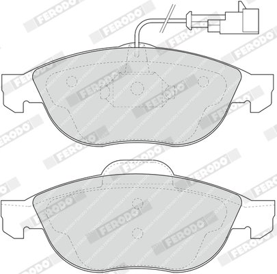 Set placute frana Ferodo FDB1134