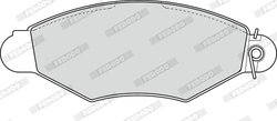 SET PLACUTE FRANA FERODO FDB1135 - Compatibil cu NISSAN, RENAULT