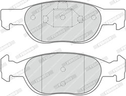Set placute frana Ferodo FDB1160