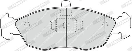 SET PLACUTE FRANA FERODO FDB1168 - Compatibil cu CITROEN, PEUGEOT