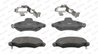 SET PLACUTE FRANA FERODO FDB1276 - Compatibil cu FORD