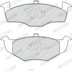 Set placute frana Ferodo FDB1288