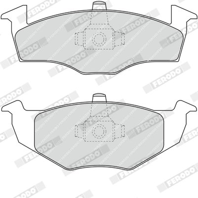 Set placute frana Ferodo FDB1288