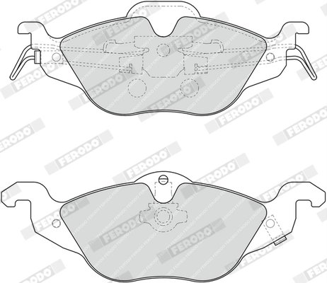 Set placute frana Ferodo FDB1293