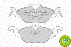 Set placute frana Ferodo FDB1293