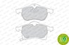 SET PLACUTE FRANA FERODO FDB1295 - Compatibil cu CHEVROLET, OPEL, VAUXHALL