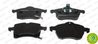SET PLACUTE FRANA FERODO FDB1295 - Compatibil cu CHEVROLET, OPEL, VAUXHALL