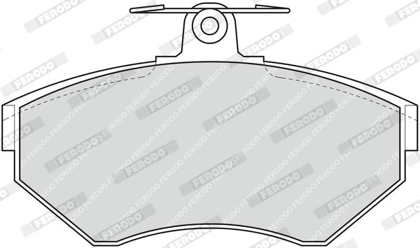 Set placute frana Ferodo FDB1312