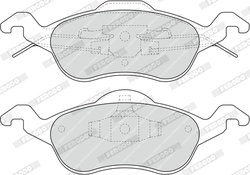 Set placute frana Ferodo FDB1318