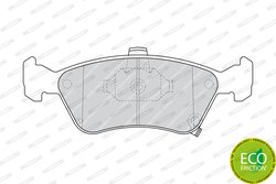 SET PLACUTE FRANA FERODO FDB1321 - Compatibil cu TOYOTA