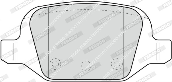 Set placute frana Ferodo FDB1324