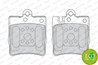 Set placute frana Ferodo FDB1322