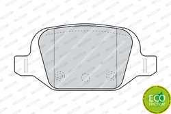 Set placute frana Ferodo FDB1324
