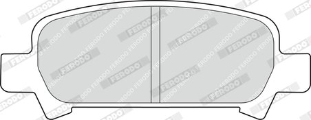 SET PLACUTE FRANA FERODO FDB1333 - Compatibil cu SUBARU