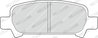 SET PLACUTE FRANA FERODO FDB1333 - Compatibil cu SUBARU