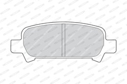 SET PLACUTE FRANA FERODO FDB1333 - Compatibil cu SUBARU