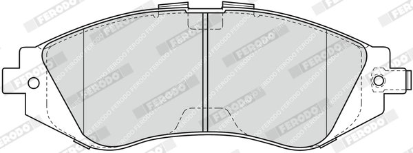 SET PLACUTE FRANA FERODO FDB1369 - Compatibil cu CHEVROLET, DAEWOO, HYUNDAI