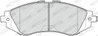SET PLACUTE FRANA FERODO FDB1369 - Compatibil cu CHEVROLET, DAEWOO, HYUNDAI