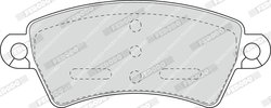 Set placute frana Ferodo FDB1370