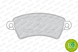 Set placute frana Ferodo FDB1370