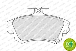 Set placute frana Ferodo FDB1384