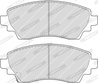 SET PLACUTE FRANA FERODO FDB1391 - Compatibil cu TOYOTA