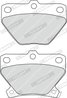 Set placute frana Ferodo FDB1395