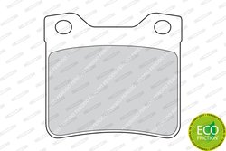SET PLACUTE FRANA FERODO FDB1415 - Compatibil cu PEUGEOT