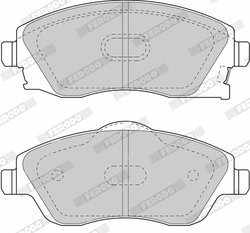 SET PLACUTE FRANA FERODO FDB1424 - Compatibil cu CHEVROLET, OPEL, VAUXHALL