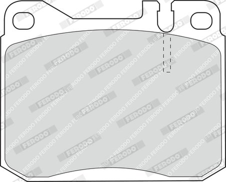 SET PLACUTE FRANA FERODO FDB143 - Compatibil cu MERCEDES-BENZ