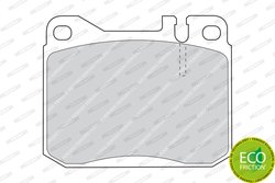 SET PLACUTE FRANA FERODO FDB143 - Compatibil cu MERCEDES-BENZ