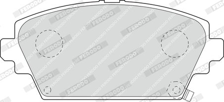 Set placute frana Ferodo FDB1439