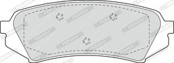 Set placute frana Ferodo FDB1457