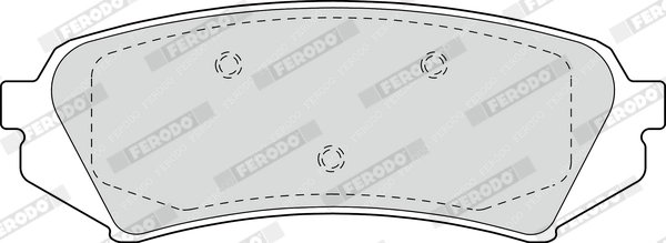 Set placute frana Ferodo FDB1457