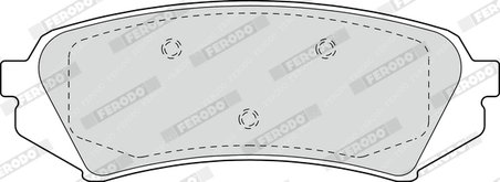 Set placute frana Ferodo FDB1457