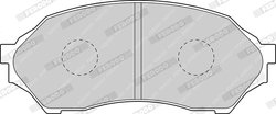 SET PLACUTE FRANA FERODO FDB1455 - Compatibil cu FORD ASIA & OCEANIA, MAZDA
