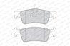 SET PLACUTE FRANA FERODO FDB1460 - Compatibil cu PORSCHE, VW