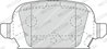 SET PLACUTE FRANA FERODO FDB1472 - Compatibil cu OPEL, VAUXHALL