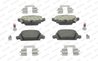SET PLACUTE FRANA FERODO FDB1472 - Compatibil cu OPEL, VAUXHALL