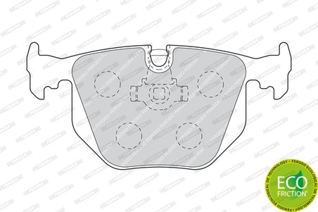 SET PLACUTE FRANA FERODO FDB1483 - Compatibil cu ALPINA, AUDI, BMW, LAND ROVER, RENAULT, SEAT, SKODA, VW