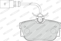 Set placute frana Ferodo FDB1482